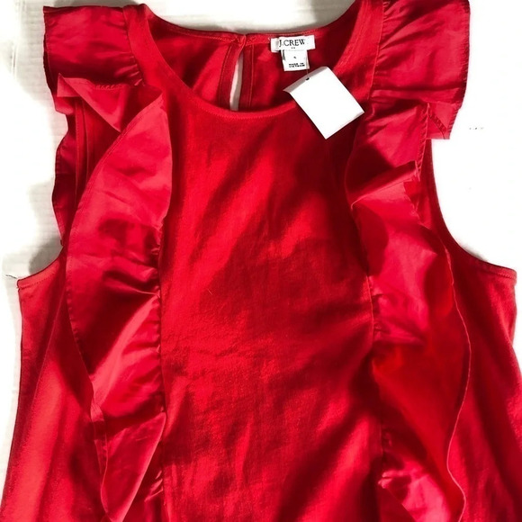 JCREW Ruffle Tank - Picture 3 of 10